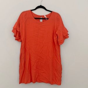 Pink Blush Orange Dress